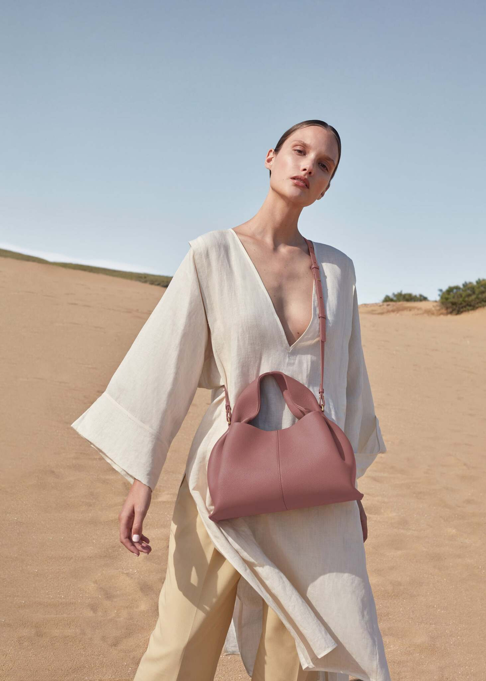 Сумка Polene Numero Neuf EDITION TEXTURED BLUSH