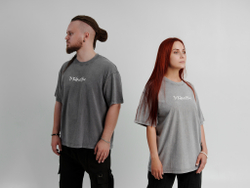 Футболка Drummatix варёная серая