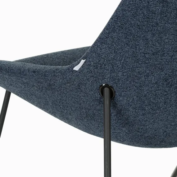 Лаунж-кресло Dione синяя ткань