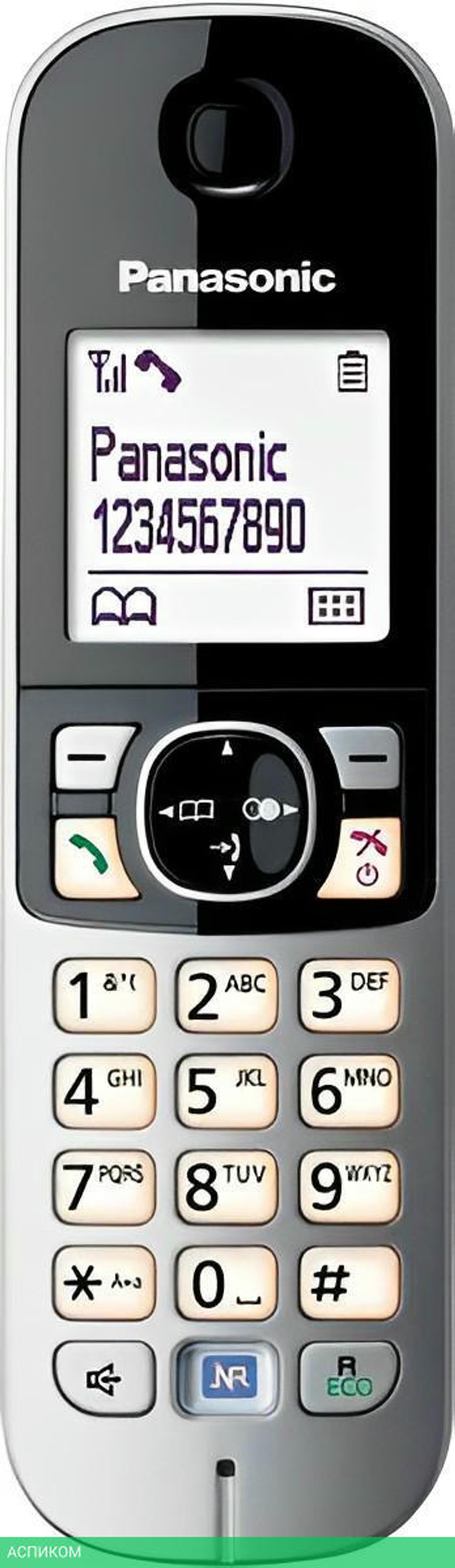 Радиотелефон DECT Panasonic KX-TG6821RUB