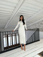 Платье AMELIA с закрытой спиной, белый