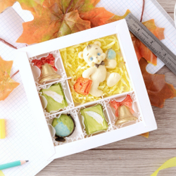 Набор из шоколада "Школьник" / Шоколад ручной работы