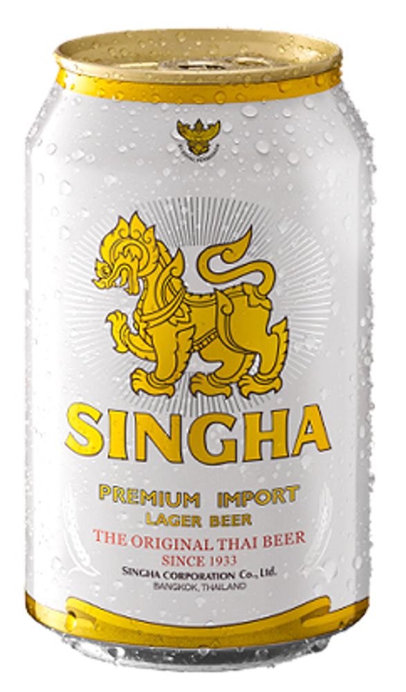 Пиво Сингха / Singha 0.33 - банка