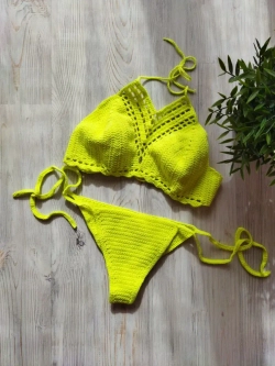 Вязаный купальник