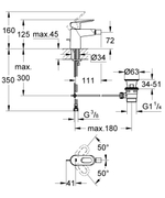 Смеситель для биде GROHE BauLoop 23338000