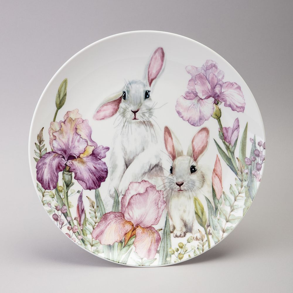 НАБОР ТАРЕЛОК ОБЕДЕННЫХ LEFARD "IRISES" 2 ШТ. 25,5*2,5 СМ (КОР=12НАБ.)