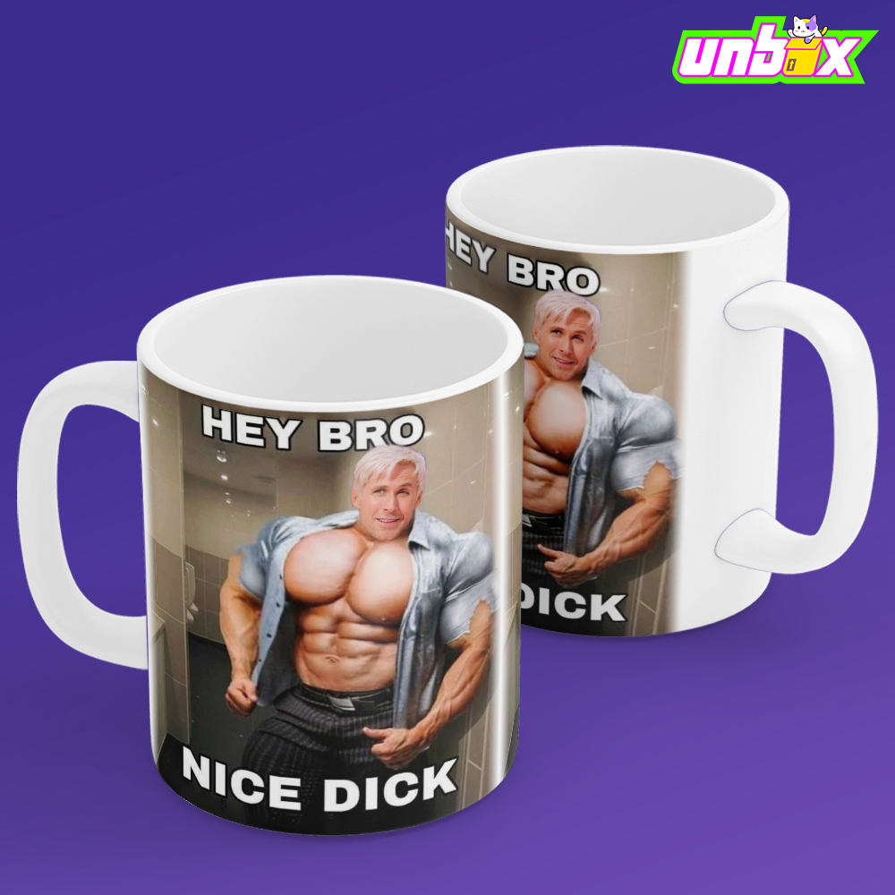 Кружка Райан Гослинг Кен Hey Bro Nice Duck