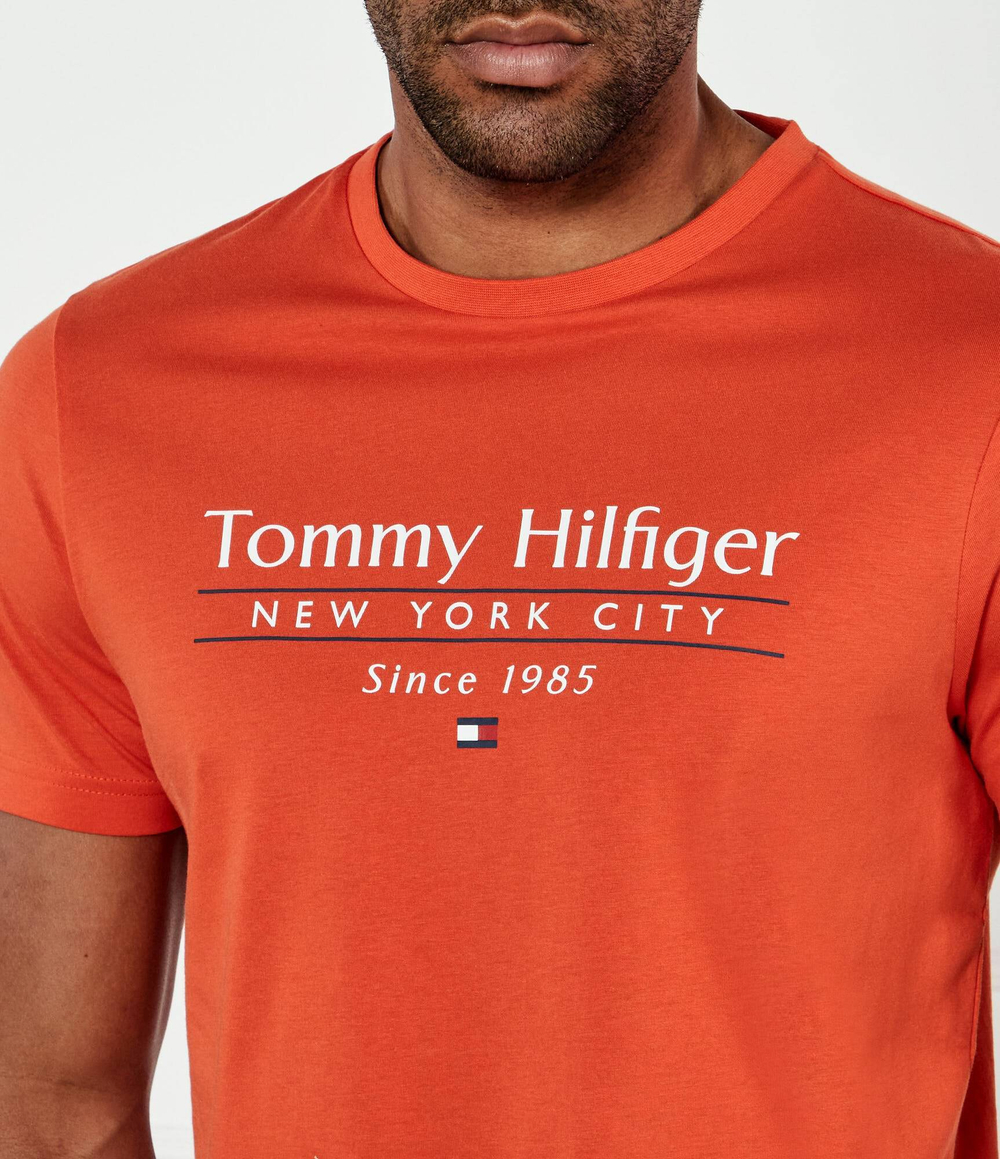 Футболка Tommy Hilfiger - оранжевый(MW0MW38621)