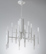 Pendant design lamp  THE LIGHT by Alma 24 lampshades (White)