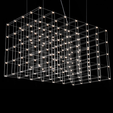 Подвесная Люстра Quasar Cosmos Square Led Pendant Light 80/80/140 By Imperiumloft