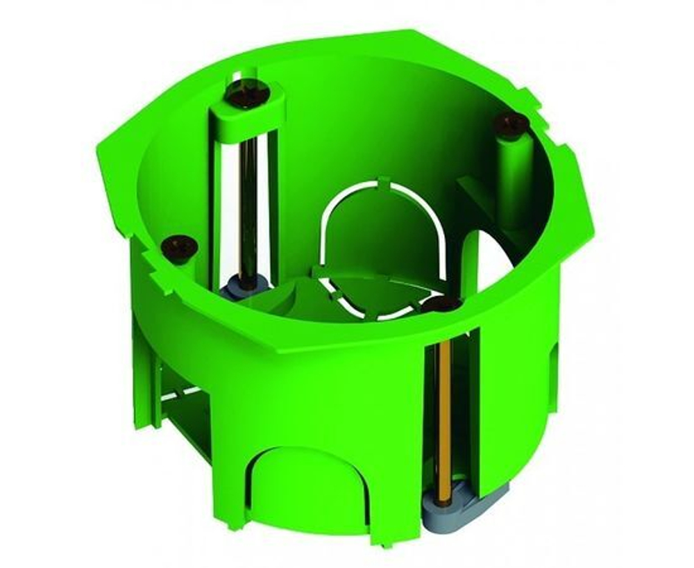 Hegel Коробка монтажная д/полых стен, внутр разм 64х44 мм, ниша: 68х45 мм, пласт.лапки, IP20, КУ 1201