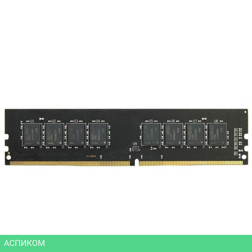 Оперативная память AMD Radeon R9 Gamers Series 4GB DDR4 Black (R944G3206U2S-U)