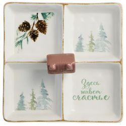 МЕНАЖНИЦА 4 СЕКЦИИ КОЛЛЕКЦИЯ "CHALET" 19,5*19,5*8,5 СМ