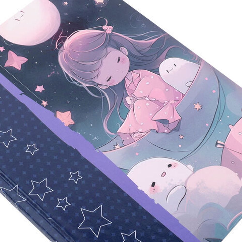 Дневник 1-4 класс 48 л., твердый, ЮНЛАНДИЯ, глянцевая ламинация, с подсказом, "Аниме", 106828