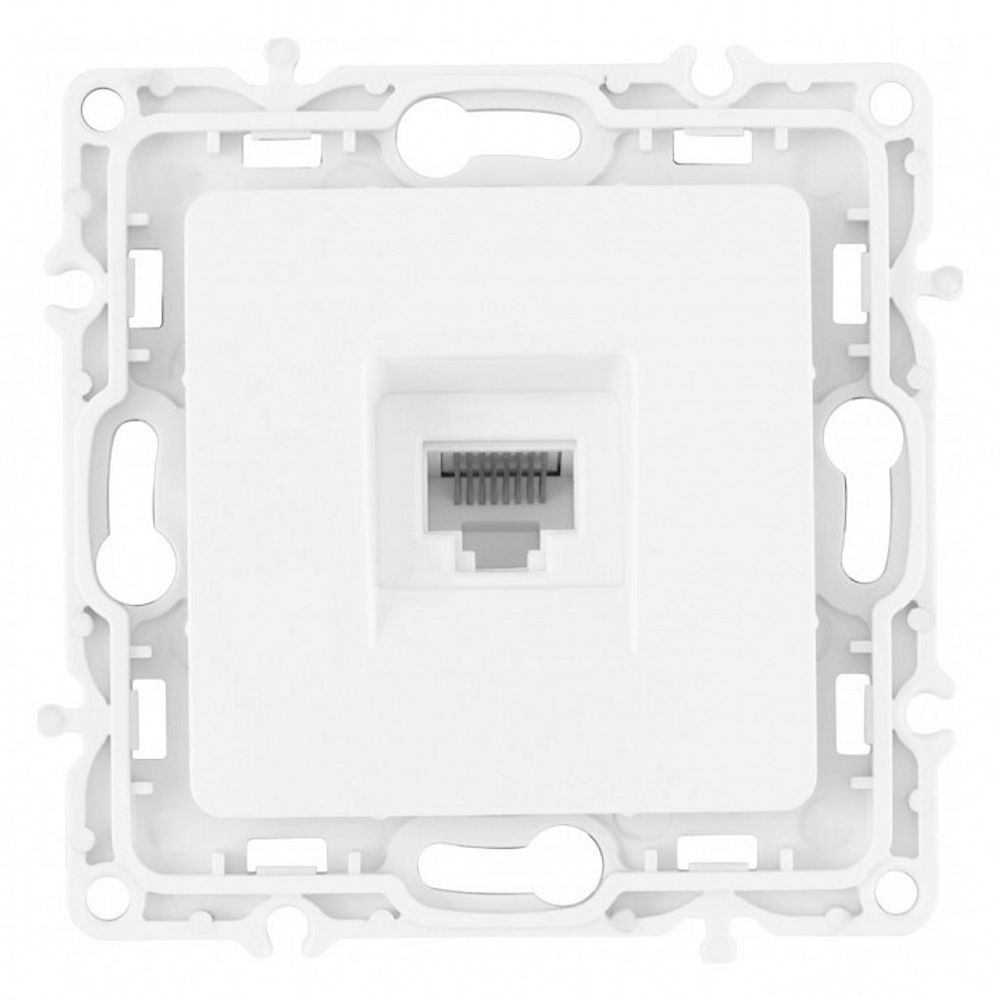 Розетка Ethernet RJ-45 без рамки Arte Milano am-217 217.45-1.white