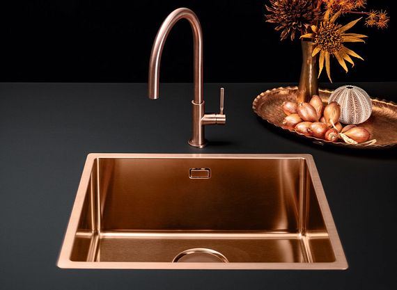 Мойка Falmec COMO 50 CM PVD COPPER (FLUSH/TOPMOUNT/UNDERMOUNT)