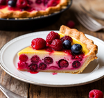 ИСКУССТВО СОВРЕМЕННЫХ ПИРОГОВ: двухслойный ягодный пирог с заварным кремом, японский рулет яблоко-корица, слоеный грушевый тарт татен, творожный пирог с вишней