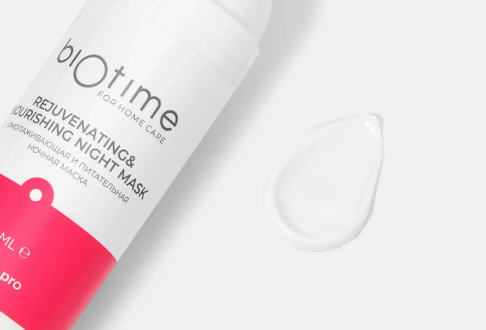 BIOTIME FOR HOME CARE ОМОЛАЖИВАЮЩАЯ И ПИТАТЕЛЬНАЯ НОЧНАЯ МАСКА, 50мл.