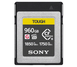 Карта памяти Sony CFexpress Type B 960GB Tough, R1850 / W1750 (уцененный)