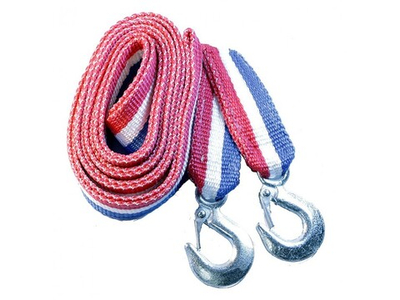 Трос буксировочный "А-ТОЛ" 20 т петли ЛЕНТА пакет