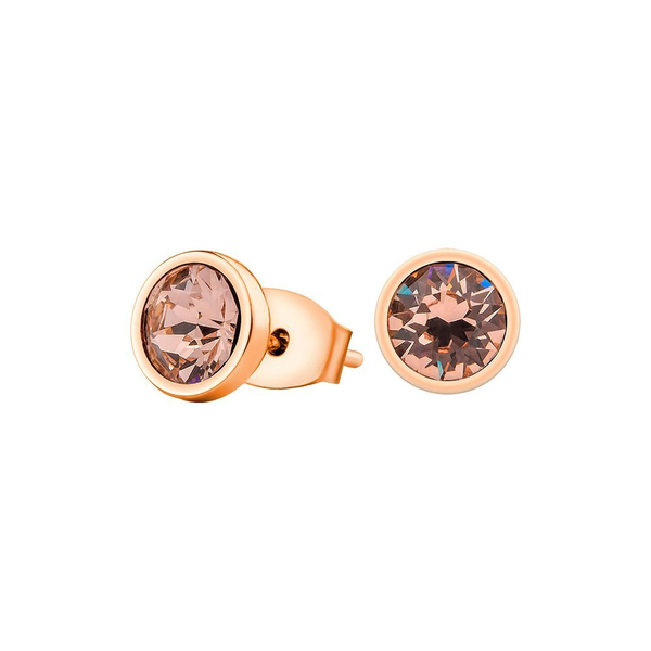 Серьги-пусеты Fiore Luna Light Peach SWE297 LP RG