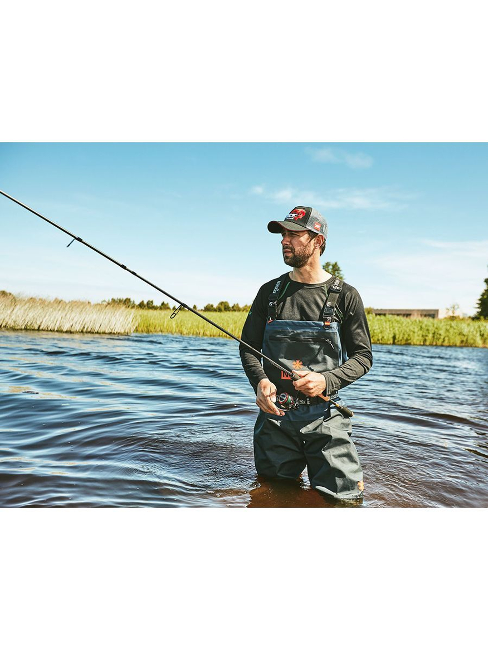 Полукомбинезон забродный Norfin PILOT BOOTFOOT р.41-S с сапогами резина