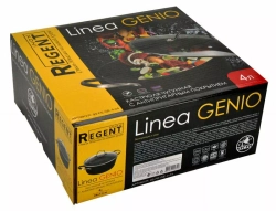 Кастрюля Linea Genio 24*11 см, 4 литра, чугун