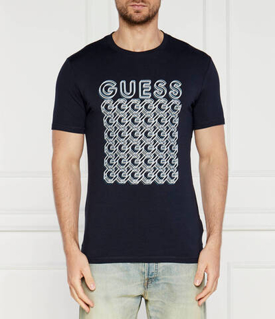 Футболка G CHAIN GUESS - темно-синий(M4YI29 J1314)
