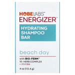Hobe Labs, Energizer™, увлажняющий твердый шампунь, после использования, «Пляжный день», 113,4 г (4 унции)