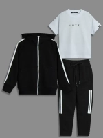 Костюм тройка спортивный для мальчика, на осень