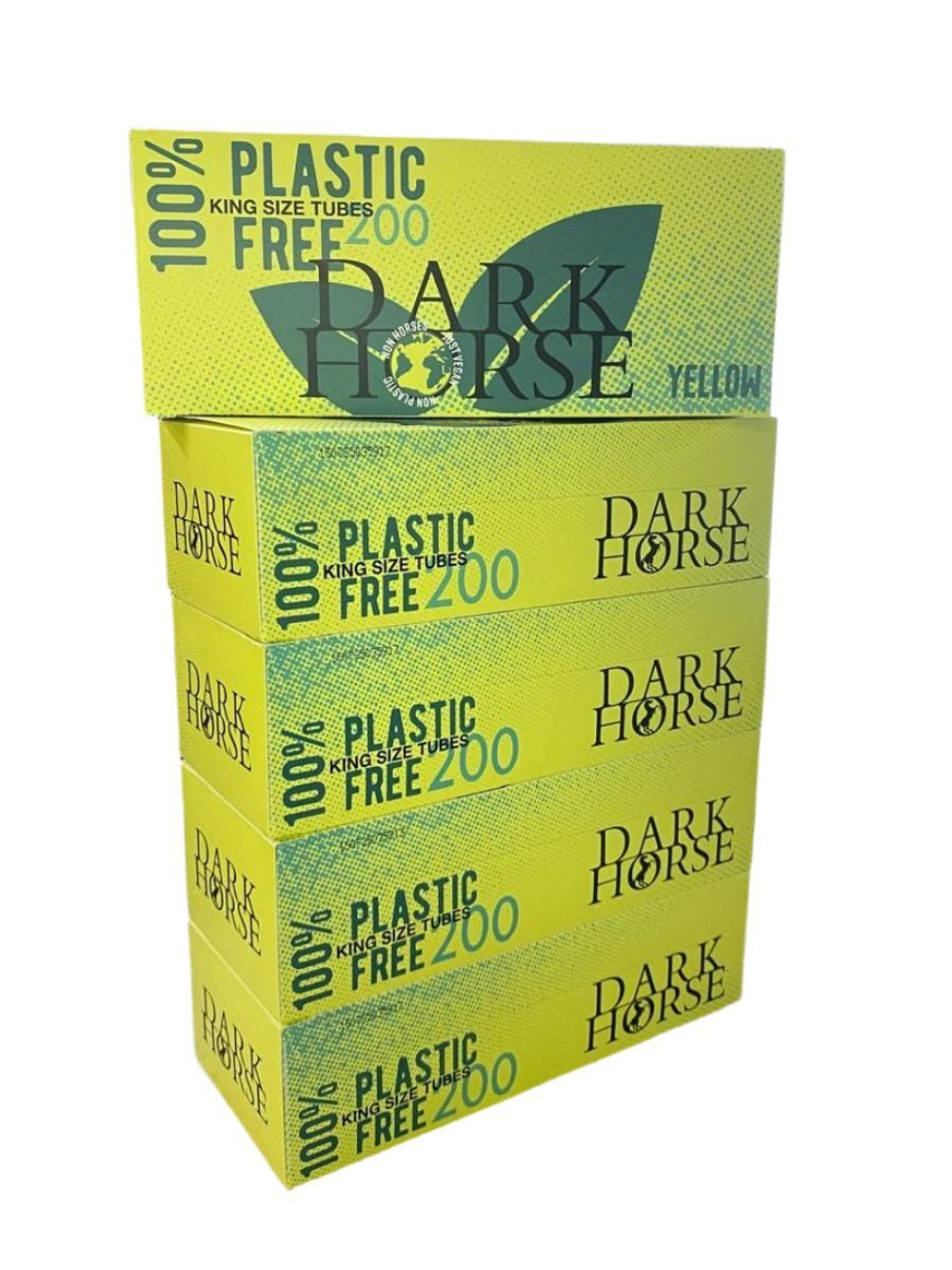 Гильзы для сигарет "Dark Horse" KS 8.1/15мм Yellow 5х200шт (Комплект)
