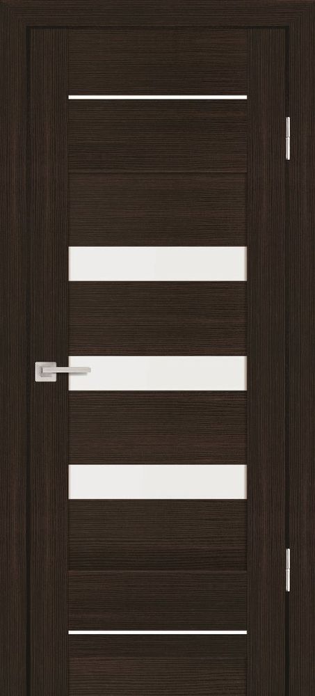 Дверь PS-18 / Цвет Венге Мелинга / белый сатинат / Двери PROFILO PORTE