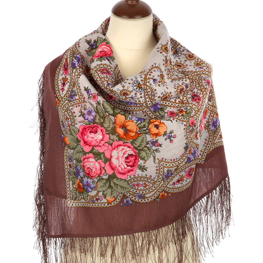 Павловопосадский платок Марья-искусница 1606-16