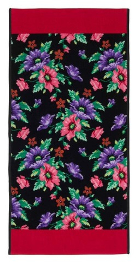 Полотенце 50x100 Feiler Mohn schwarz 120 rot