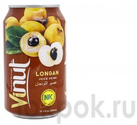 Напиток с соком лонгана Vinut, 330 мл