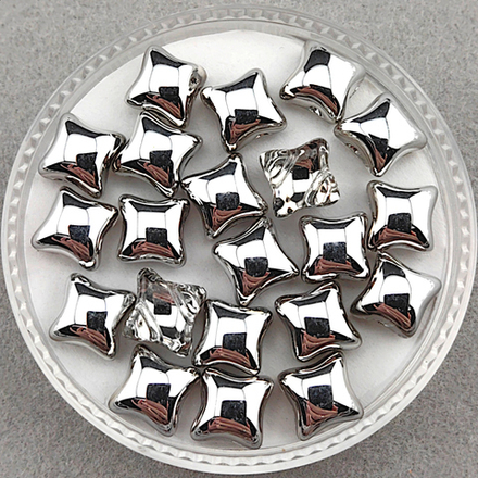 Бусины WibeDuo 8 мм, цвет Лабрадор (Crystal Labrador)