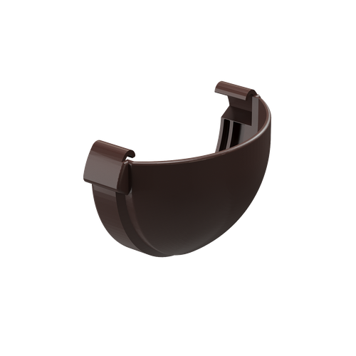 Заглушка желоба Шоколад LUX