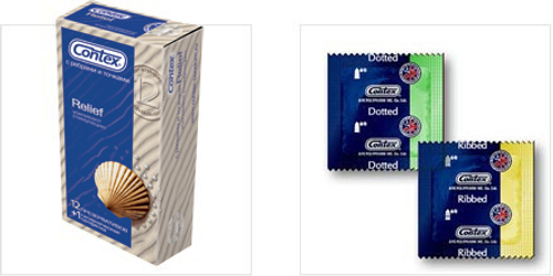 Презервативы CONTEX Relief, 12 шт.
