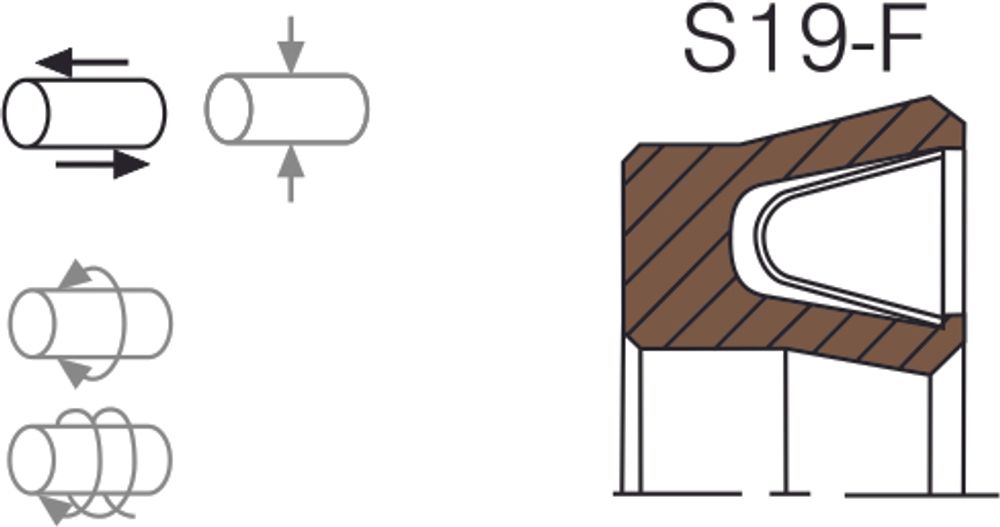 Уплотнение штока S19-F