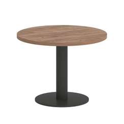 First Стол журнальный круглый KSJ-1 Дуб Табак/Металл Антрацит 600*600*450