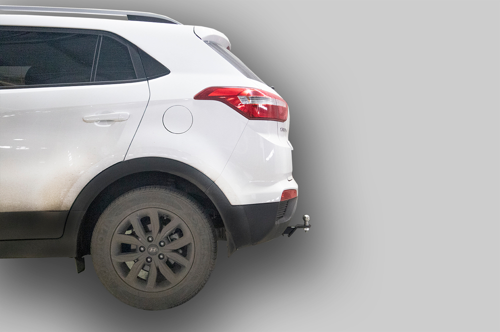 Фаркоп Лидер-Плюс для HYUNDAI CRETA 2016- ( ШАР ВСТАВКА 50*50 ) с электрикой (Smart) и сертифкатом в комплекте арт.(H227-E)