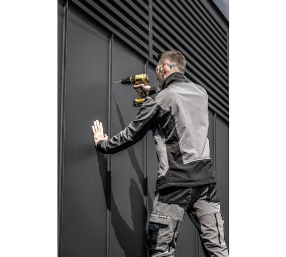 Куртка рабочая 4-way stretch темно-серая TAUBER Högert, арт. HT5K811