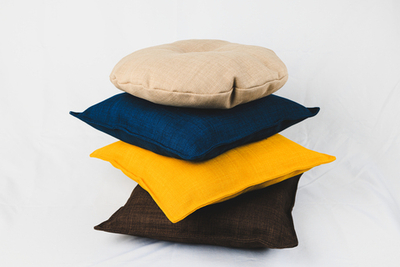 Подушка КЕЙЛА 38*38*7 (Ткань Шифт бежевая ), 1017179/17