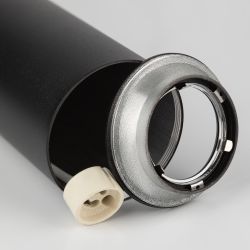 Светильник подвесной ЭРА PL1 GU10 BK 300 под лампу MR16 GU10 черный | Подвесные светильники