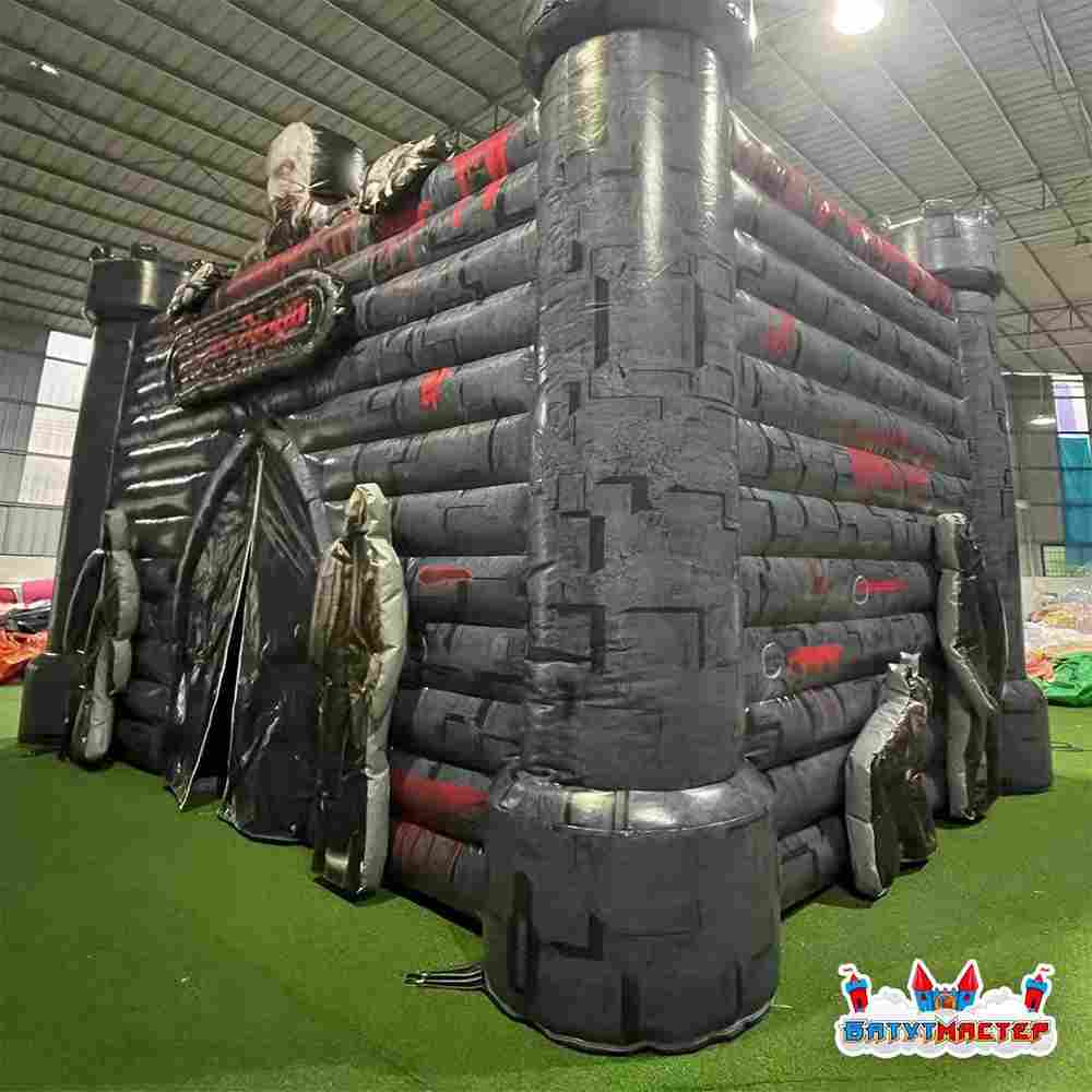 Надувная конструкция страха «Башня ужаса», 10×8×4 м