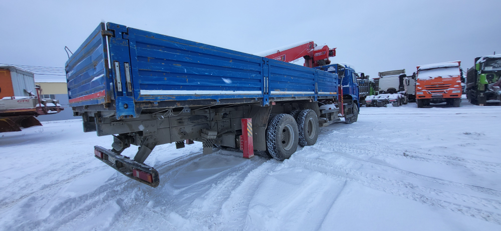 Агропромсервис 4382* на шасси КамАЗ 65117 6x4 Бортовой с КМУ 438210-Е2 (Дизельный, 10,9 л, 245 л.с.,
