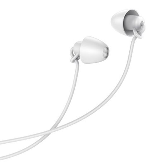 Qulaqcıq \ Наушники внутриканальные Borofone BM58, Sleep, микрофон, кнопка ответа, кабель 1.2м, цвет: белый