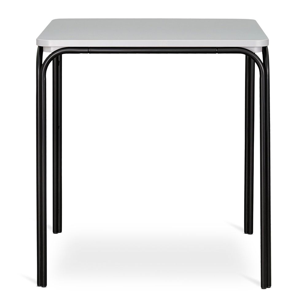 Стол обеденный Ror, 70х70 см, черный/серый