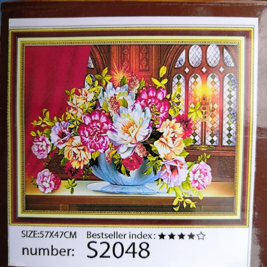 Алмазная мозаика без подрамника 50*40 см S2048