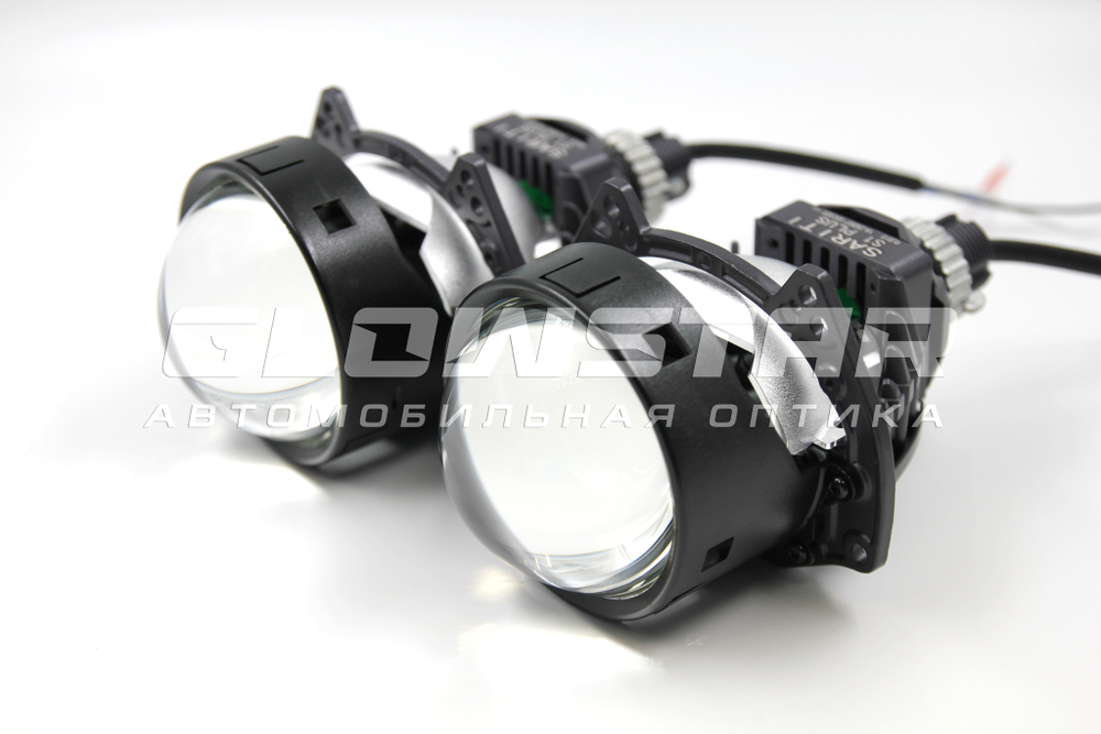 Билед модули Sariti S1 Plus 2025 3.0 дюйма, 2 чипа, 5500K, 12V, 53W/61W, крепление 3R и съемное гаечное (комплект, 2шт)